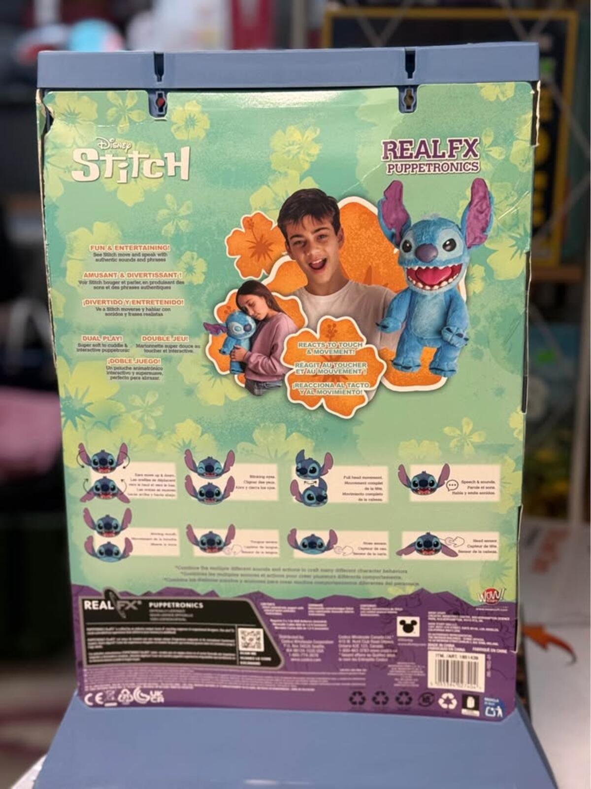 Disney Stitch Animatronic Puppet with Sounds & Actions
