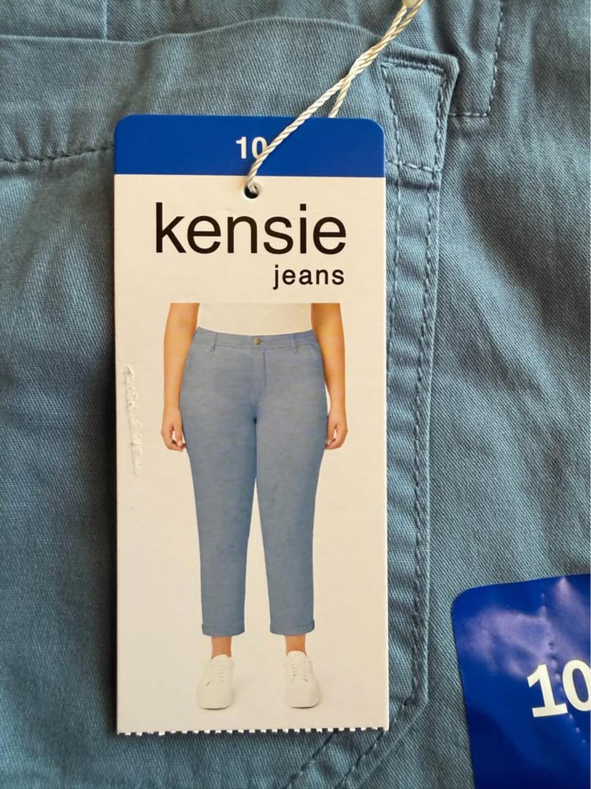 Kensie Jeans Mid Rise Chino Trousers Size 10
