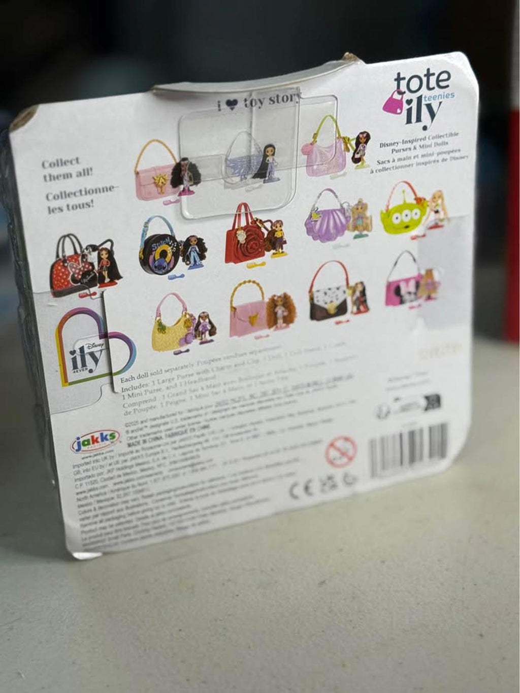 New Disney ily tote teenies Toy Story Alien Doll Purse Set Series 1
