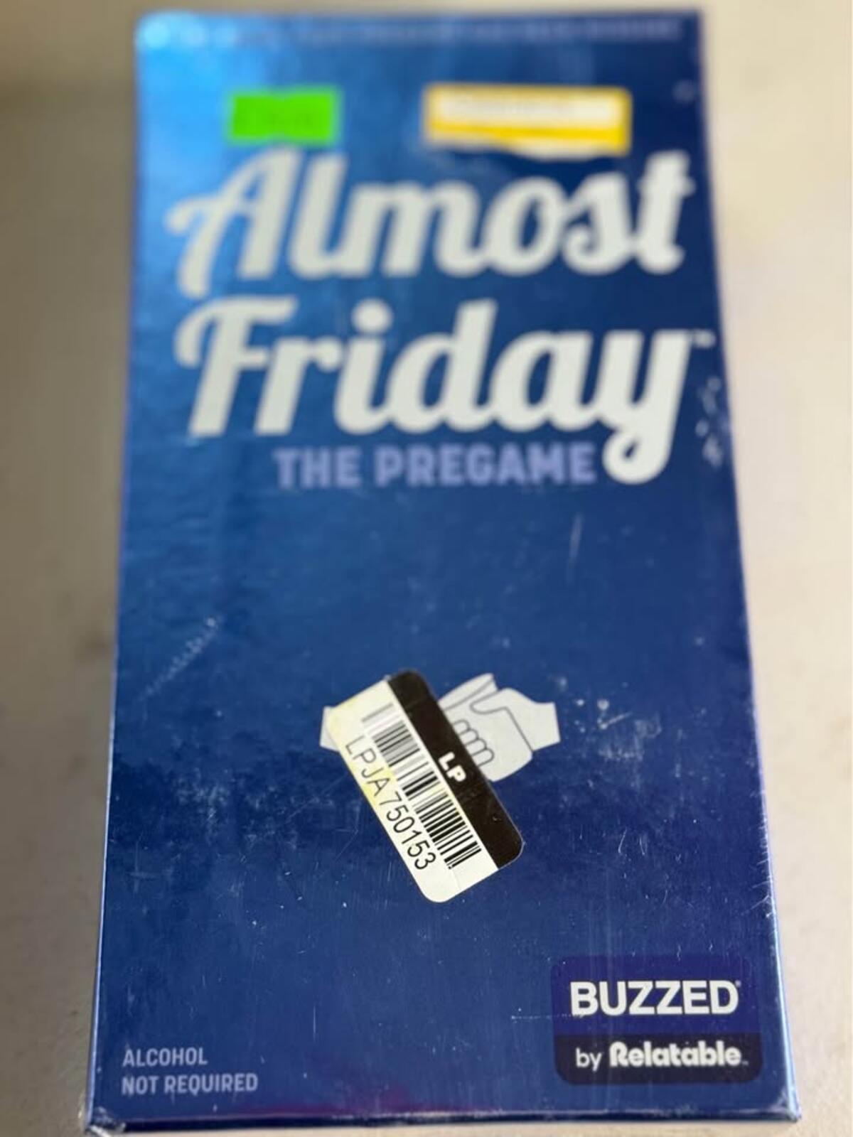 Almost Friday The Pregame Card Game by Relatable