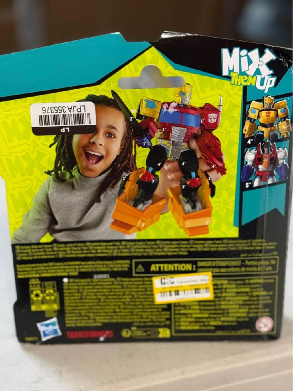 Transformers Bumblebee Mix Mashers Toy New