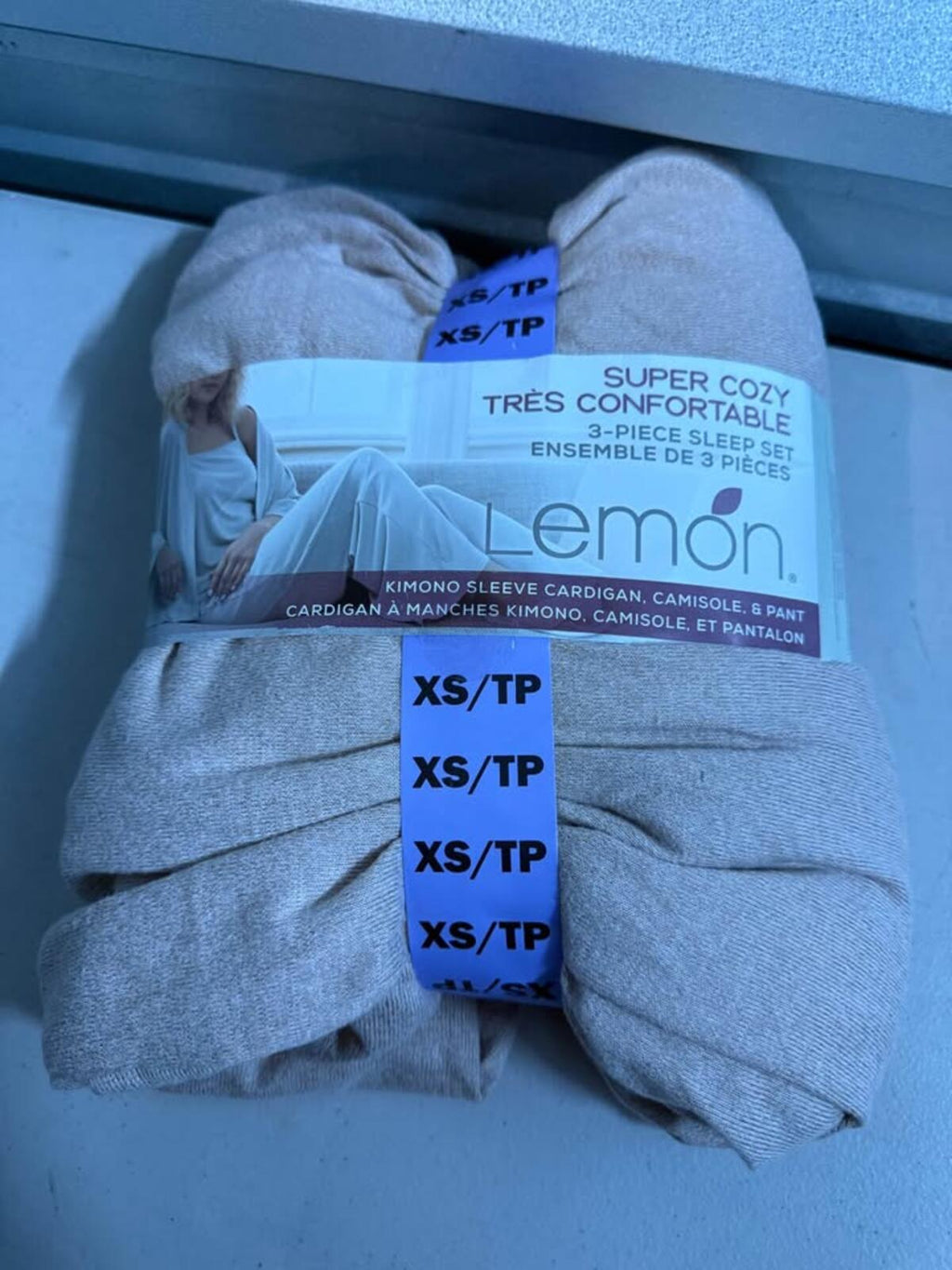 Lemon Super Cozy 3-Piece Sleep Set XS