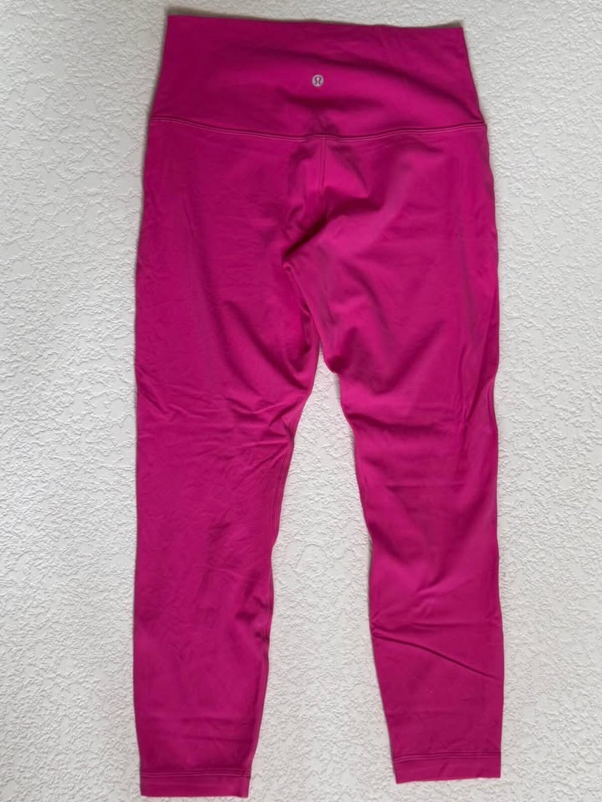 Lululemon Pink Capri Leggings Size 10