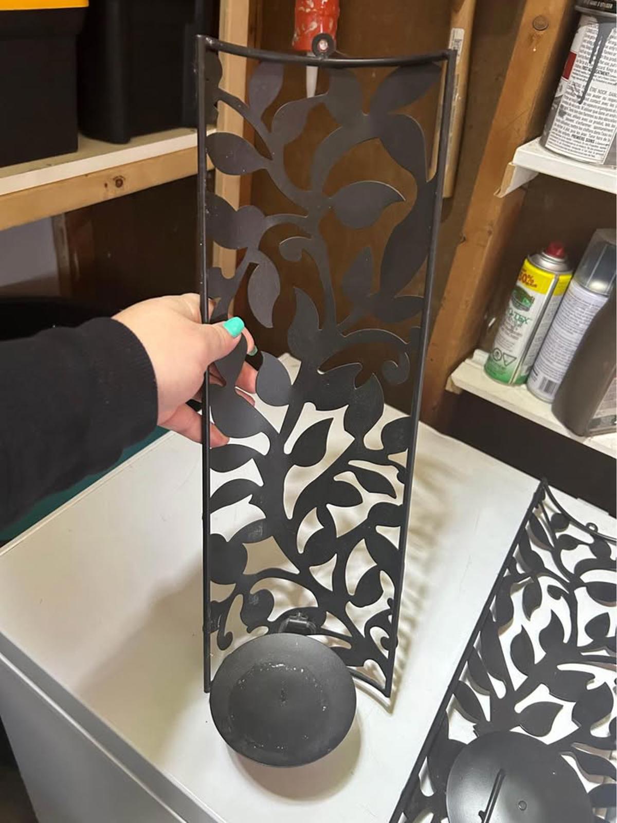 Black wall sconces