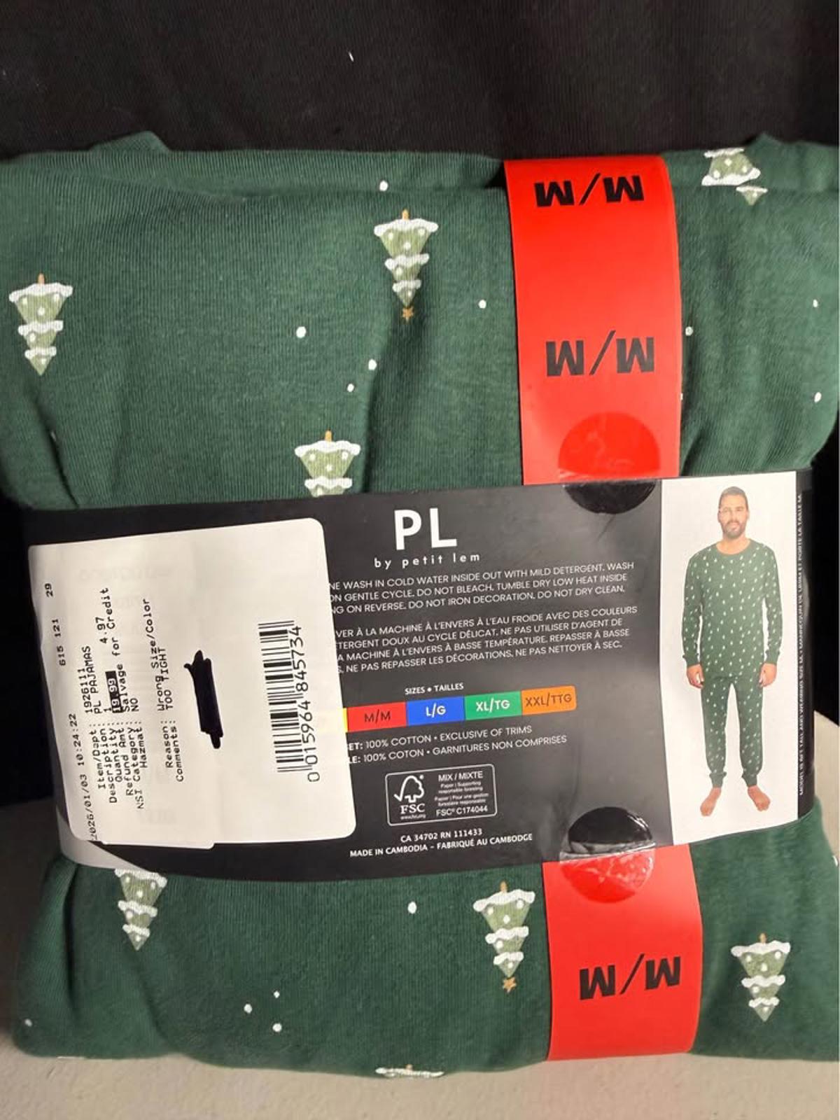 PL petit lem Men's Christmas Pyjamas M/M