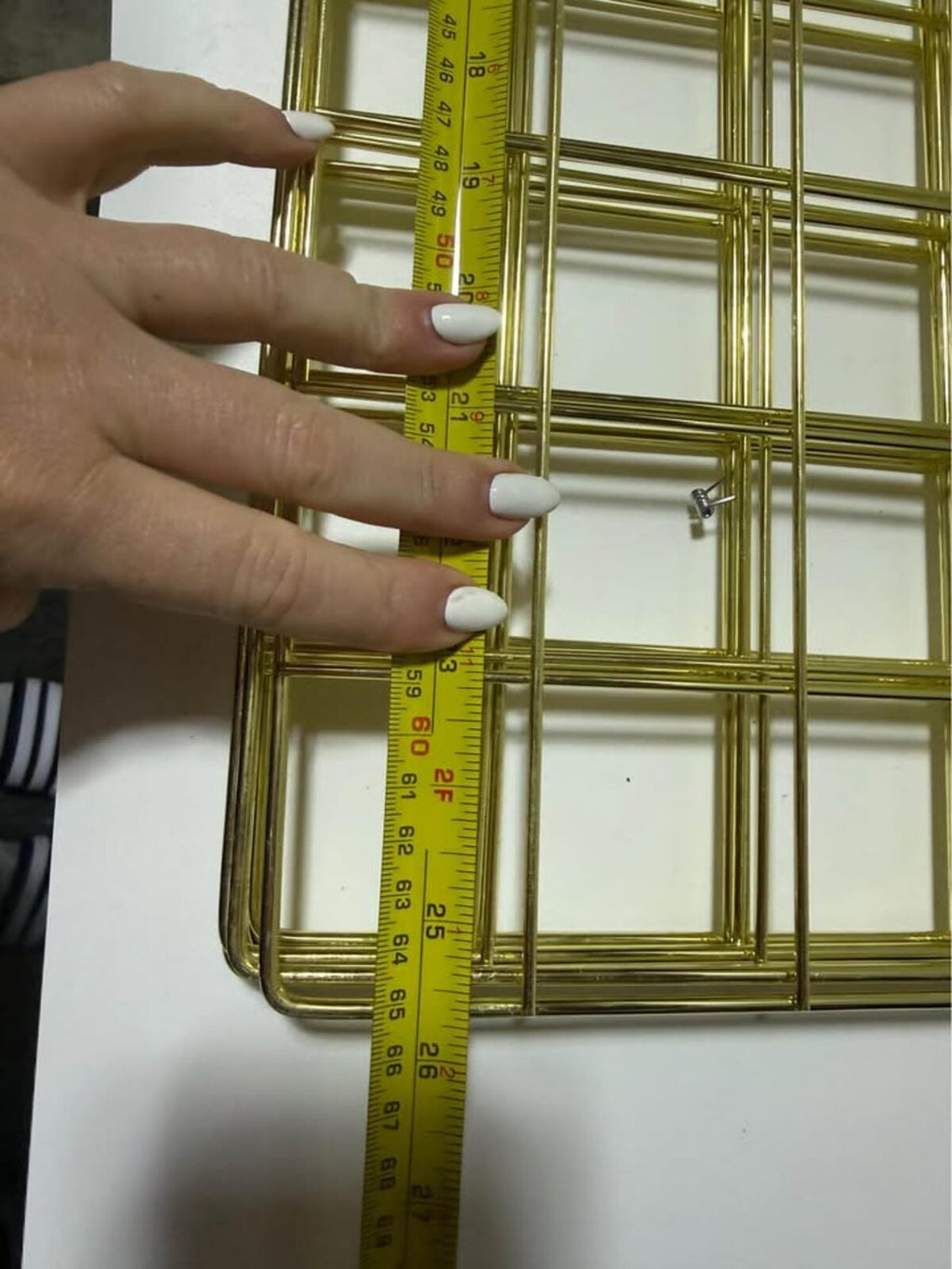 Gold Wire Grid Wall Decor Panels