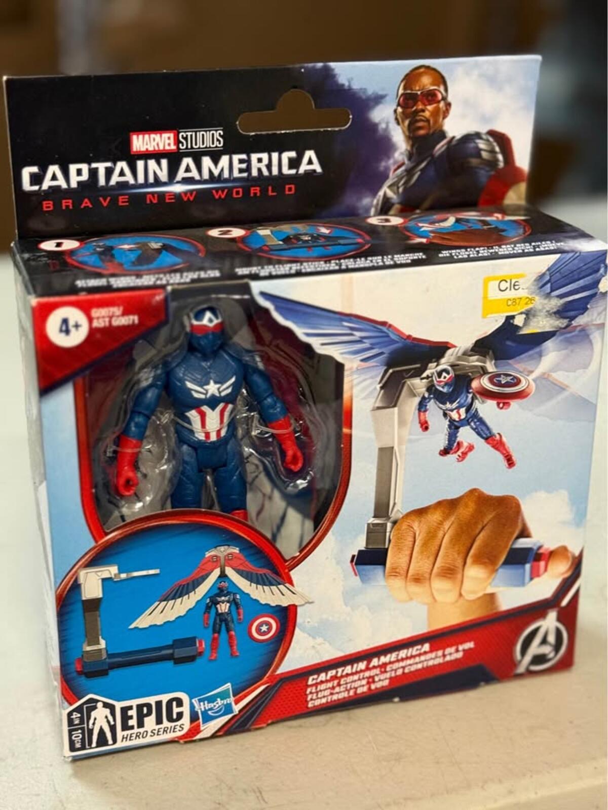 Marvel Studios Captain America Brave New World Epic Hero Series Action Figure Hasbro