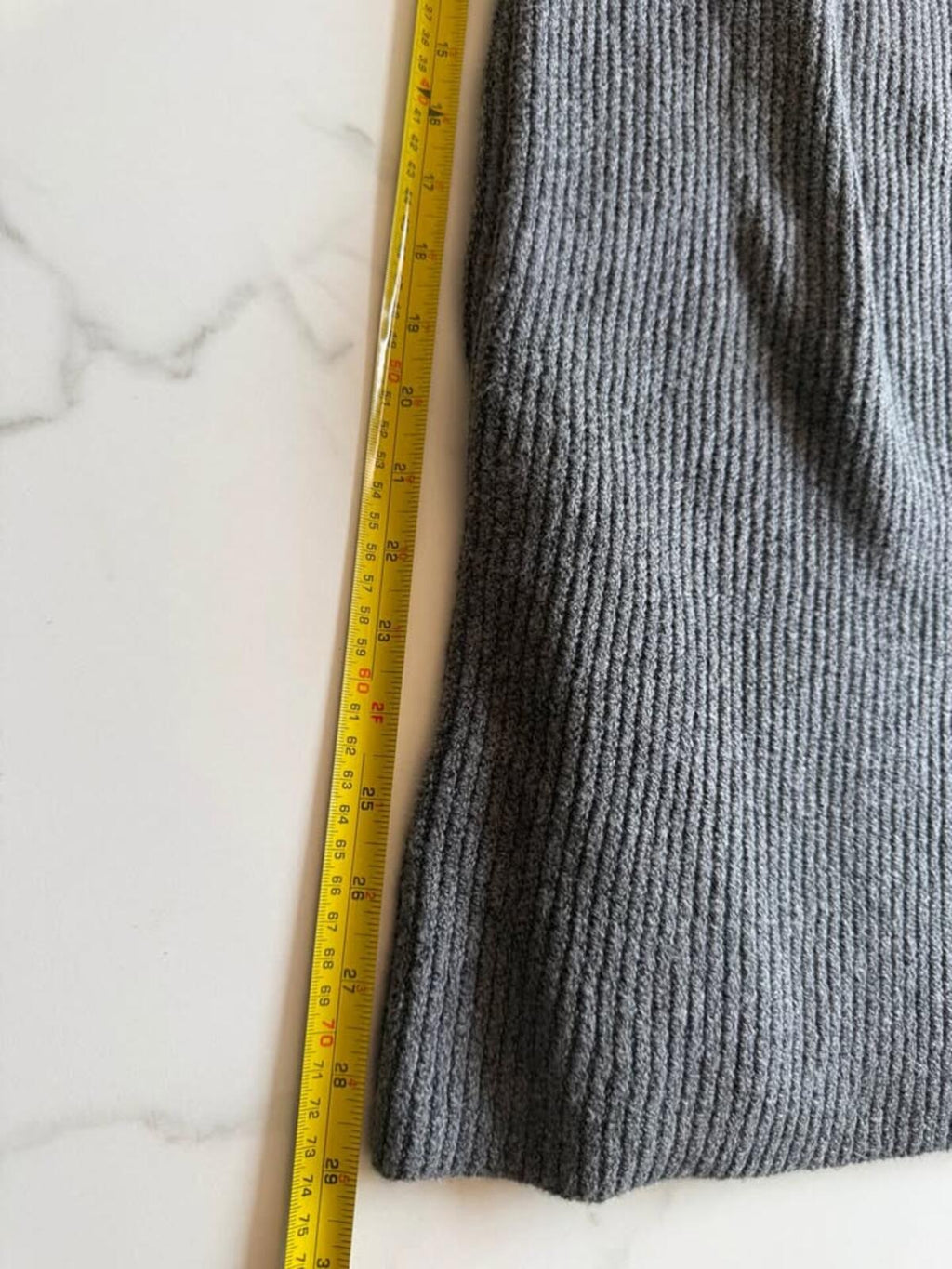New GAP grey ribbed knit pants small petite