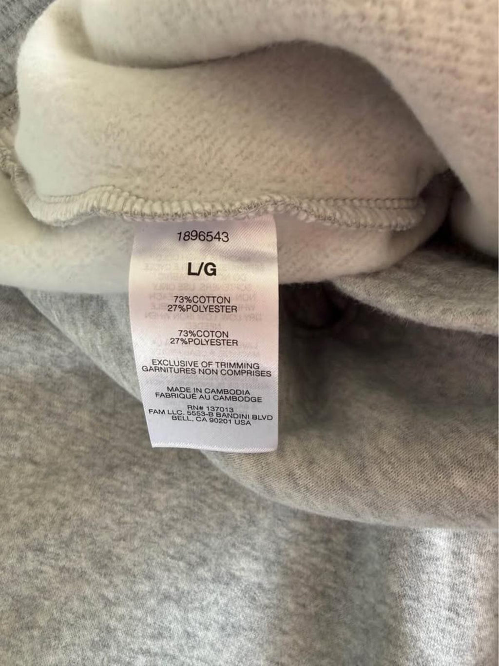 GAP Light Grey Sweatpants Large