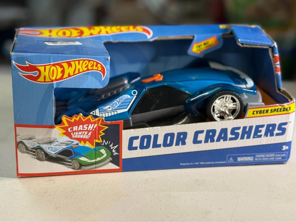 Hot Wheels Color Crashers Cyber Speeder Toy Car