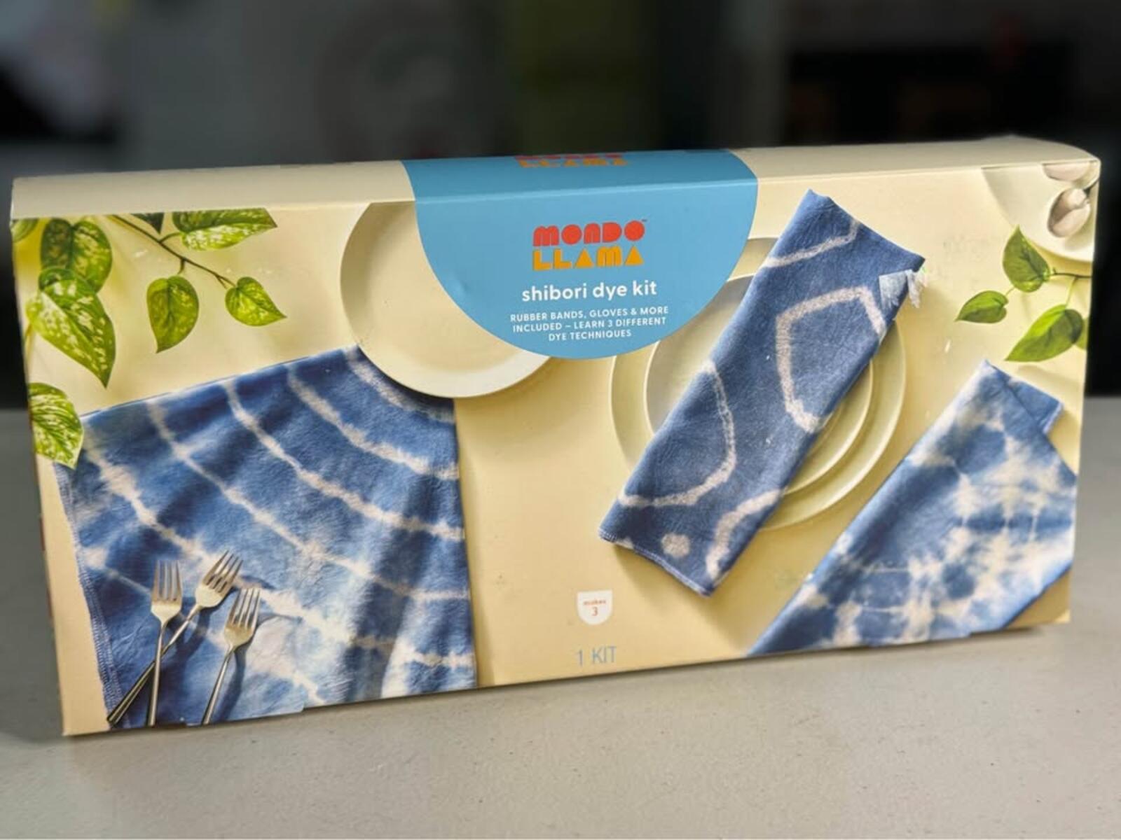 Mondo Llama Shibori Dye Kit - Makes 3 Projects