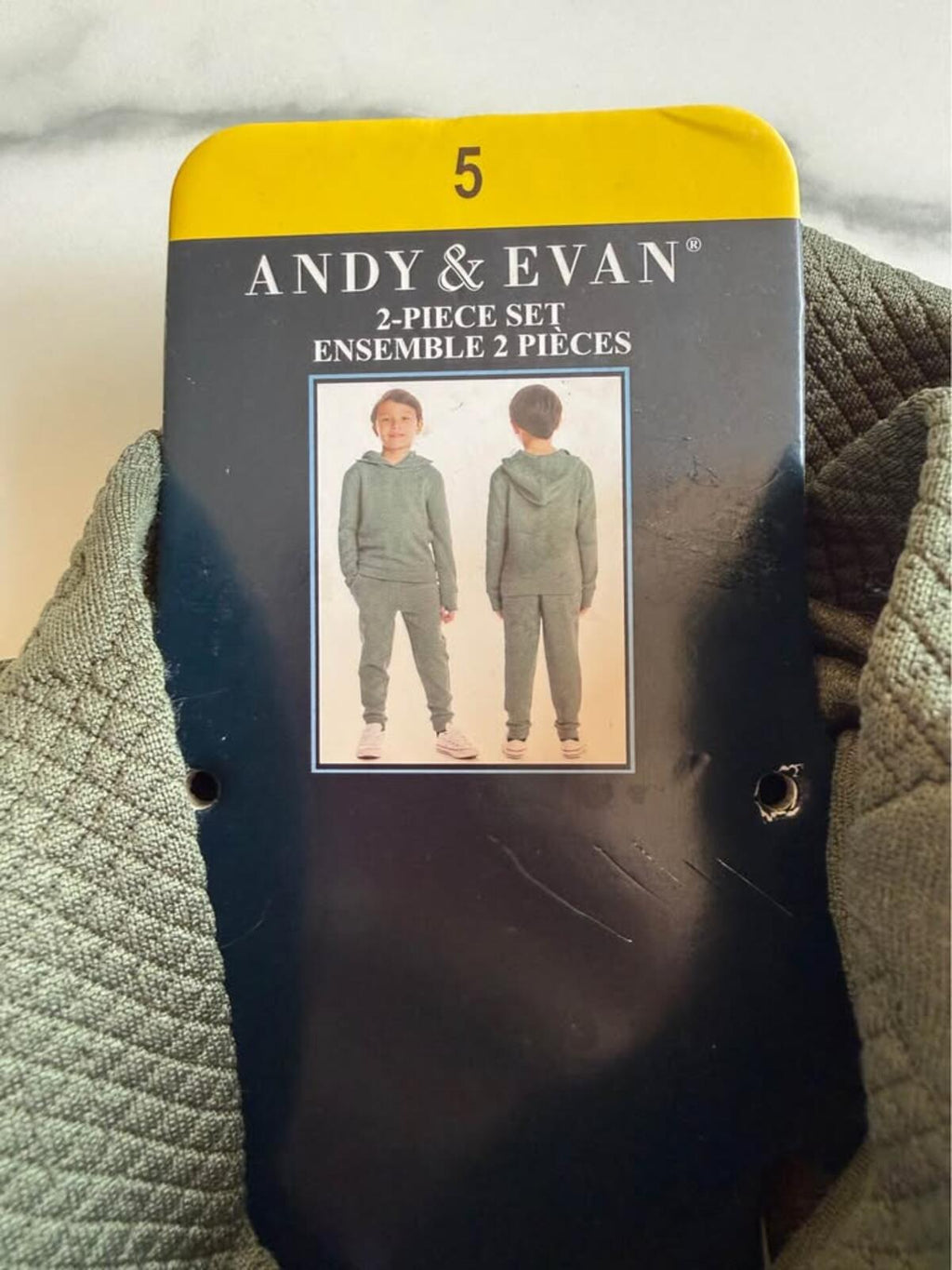Andy & Evan Dinosaur Quilted 2-Piece Set Size 5