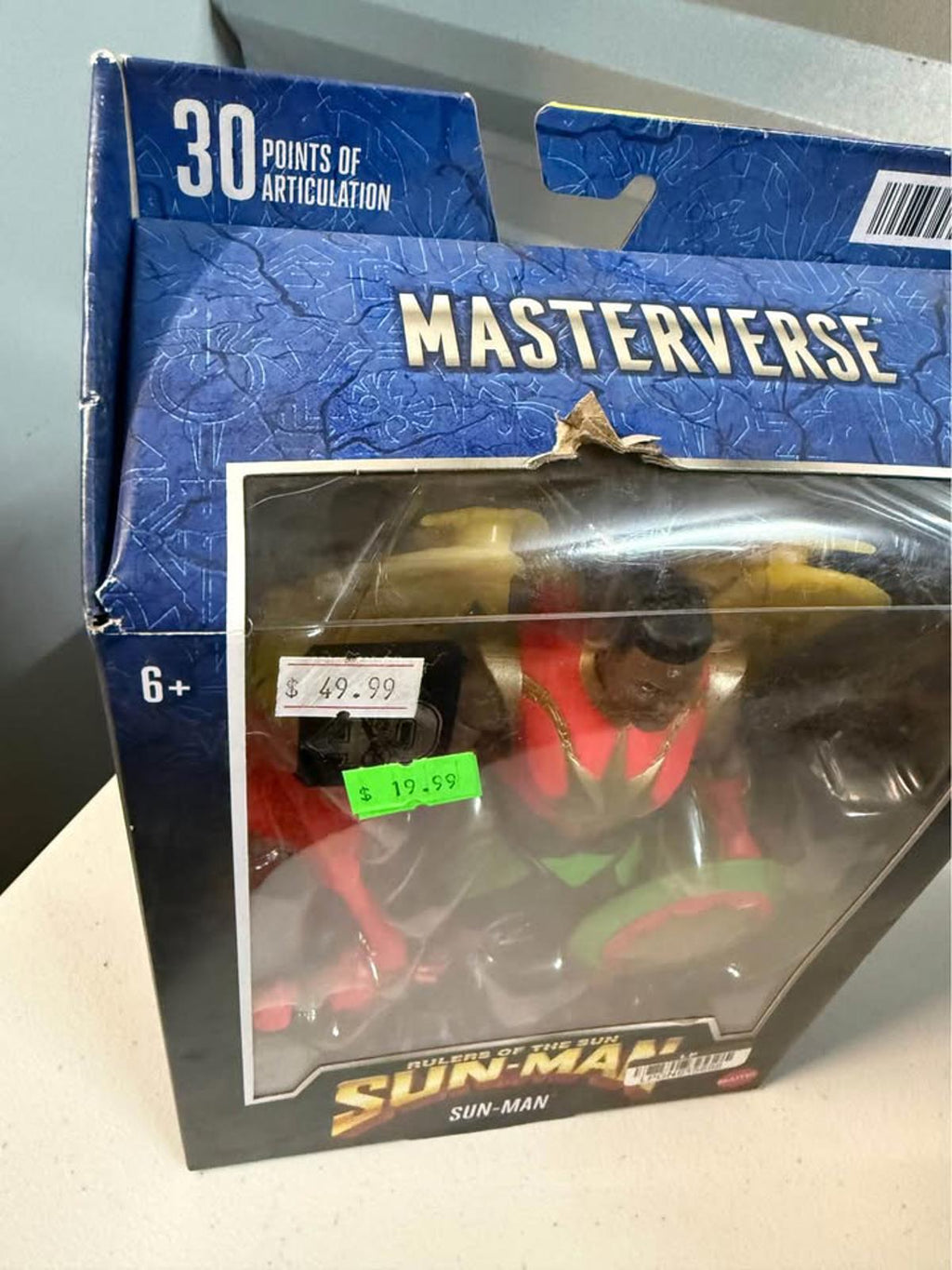 Mattel Masterverse Sun-Man Action Figure