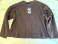 GAP Brown Ribbed Sweater Large NWT