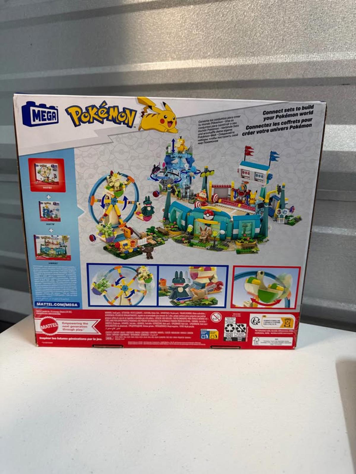 New Mega Pokemon Ferris Wheel Fun Building Set