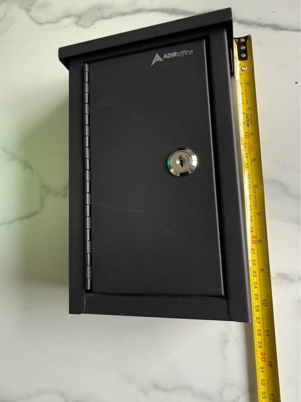 ADIRoffice Black Metal Drop Box