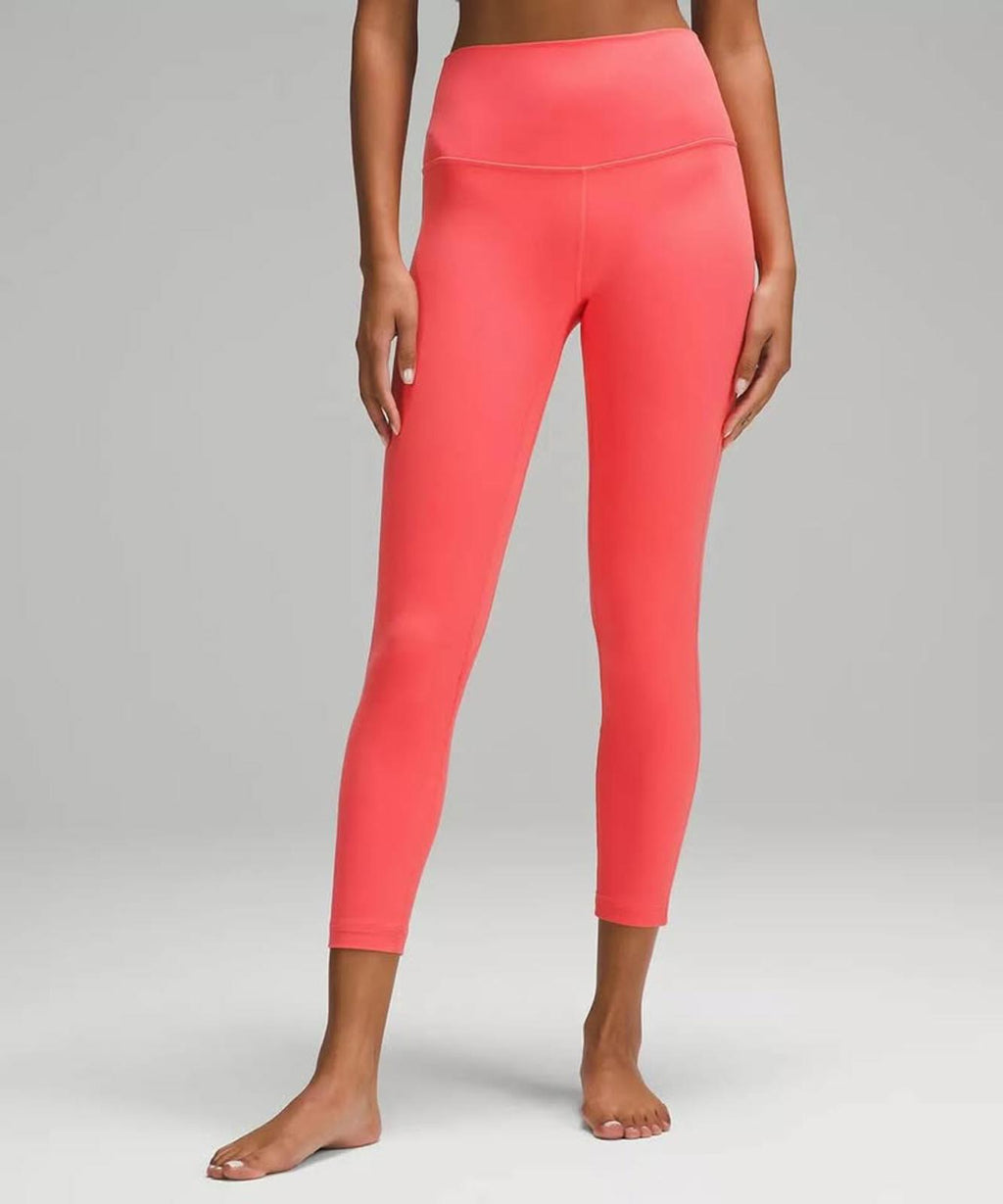 Lulu Lemon size 8 Align 28” high rise coral