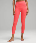 Lulu Lemon size 8 Align 28” high rise coral