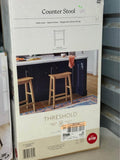 Threshold Solid Wood Counter Stool Natural Finish