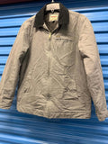Wrangler Gray Jacket Medium w/ Corduroy Collar