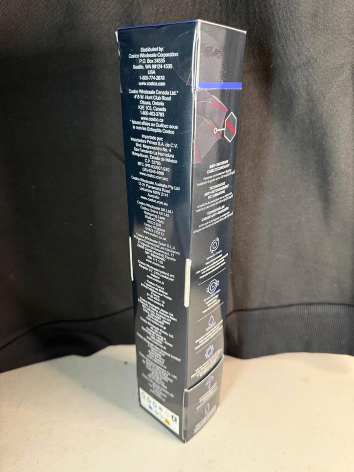 SHED RAIN 1947 WINDPRO Umbrella new black wind resistant