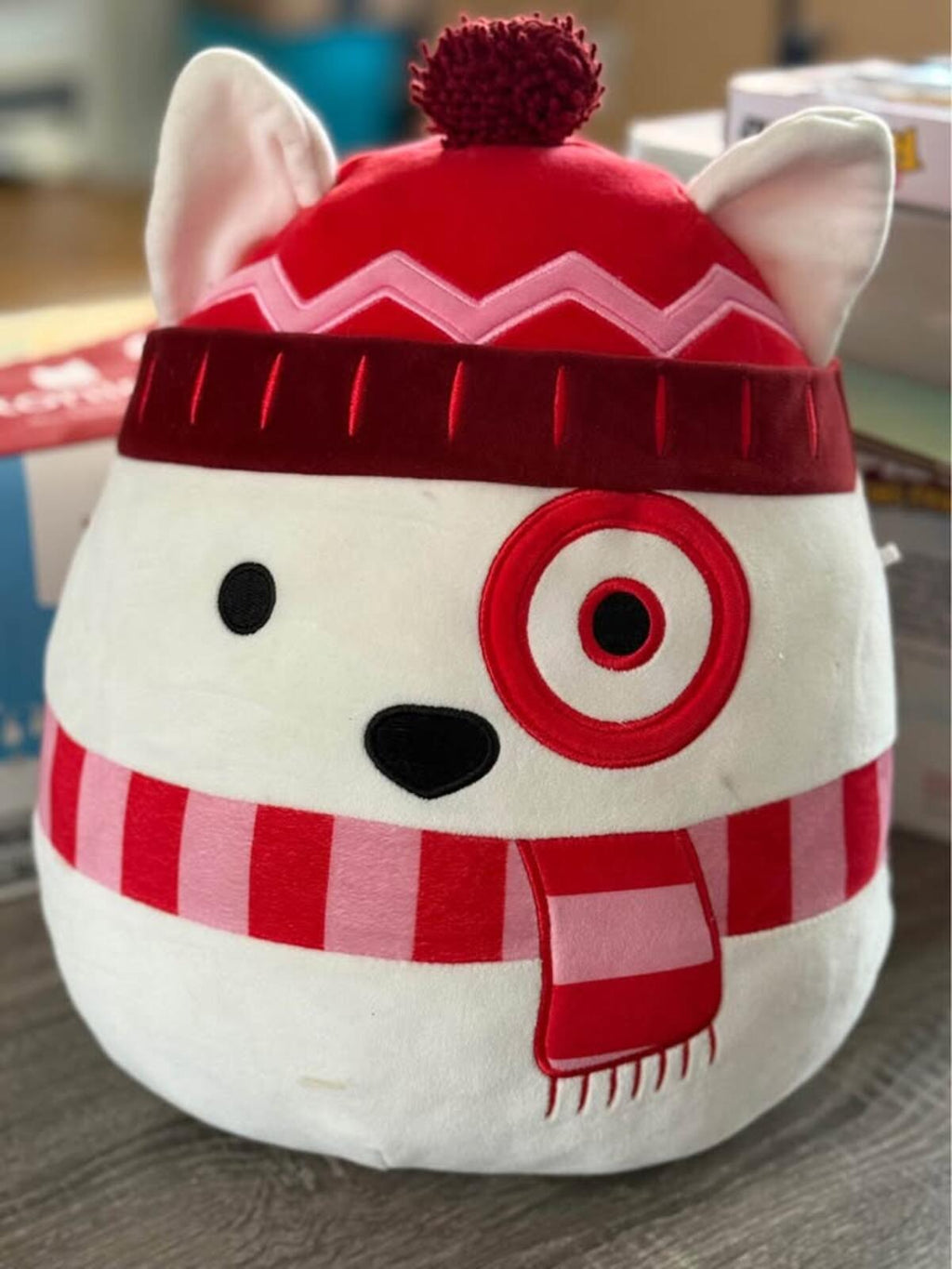 Target Bullseye Dog Squishmallow Plush