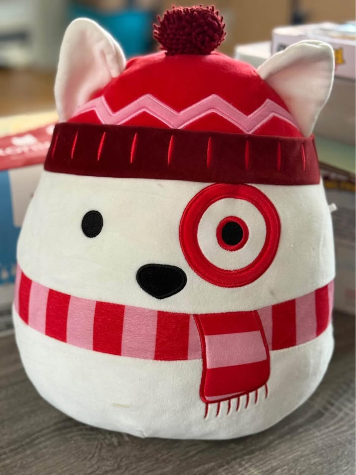 Target Bullseye Dog Squishmallow Plush