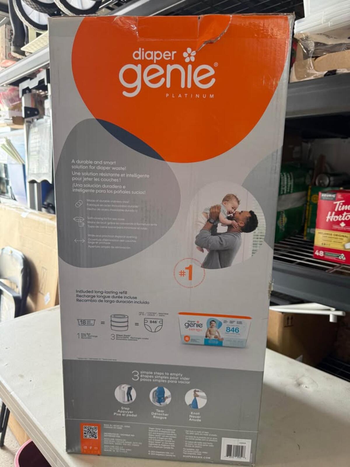 Diaper Genie Platinum Diaper Pail