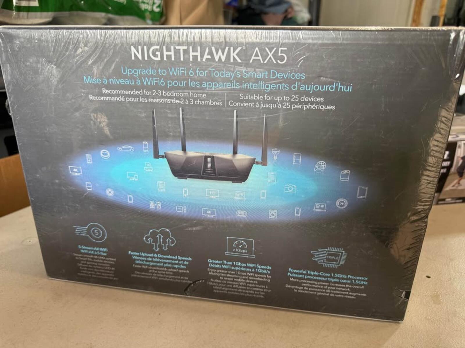 Netgear Nighthawk AX5 AX4200 WiFi 6 Router
