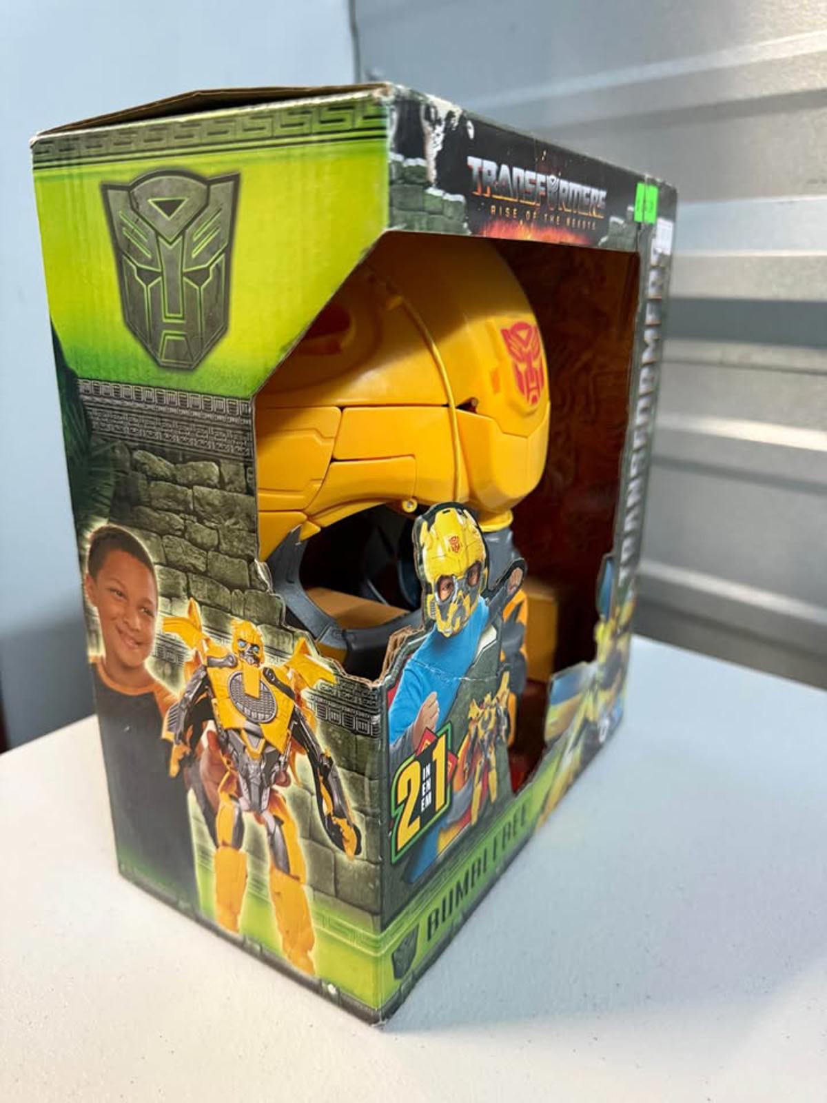 Transformers Rise of the Beasts Bumblebee 2-in-1 Mask Toy Hasbro