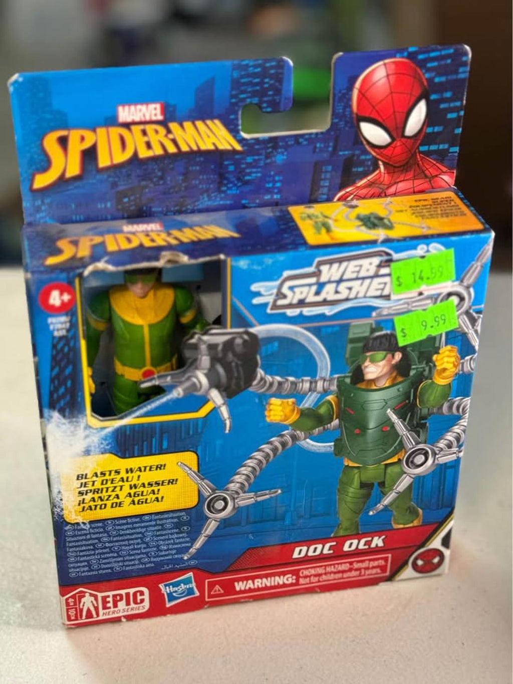 Marvel Spider-Man Web Splashers Doc Ock Action Figure Epic Hero Series