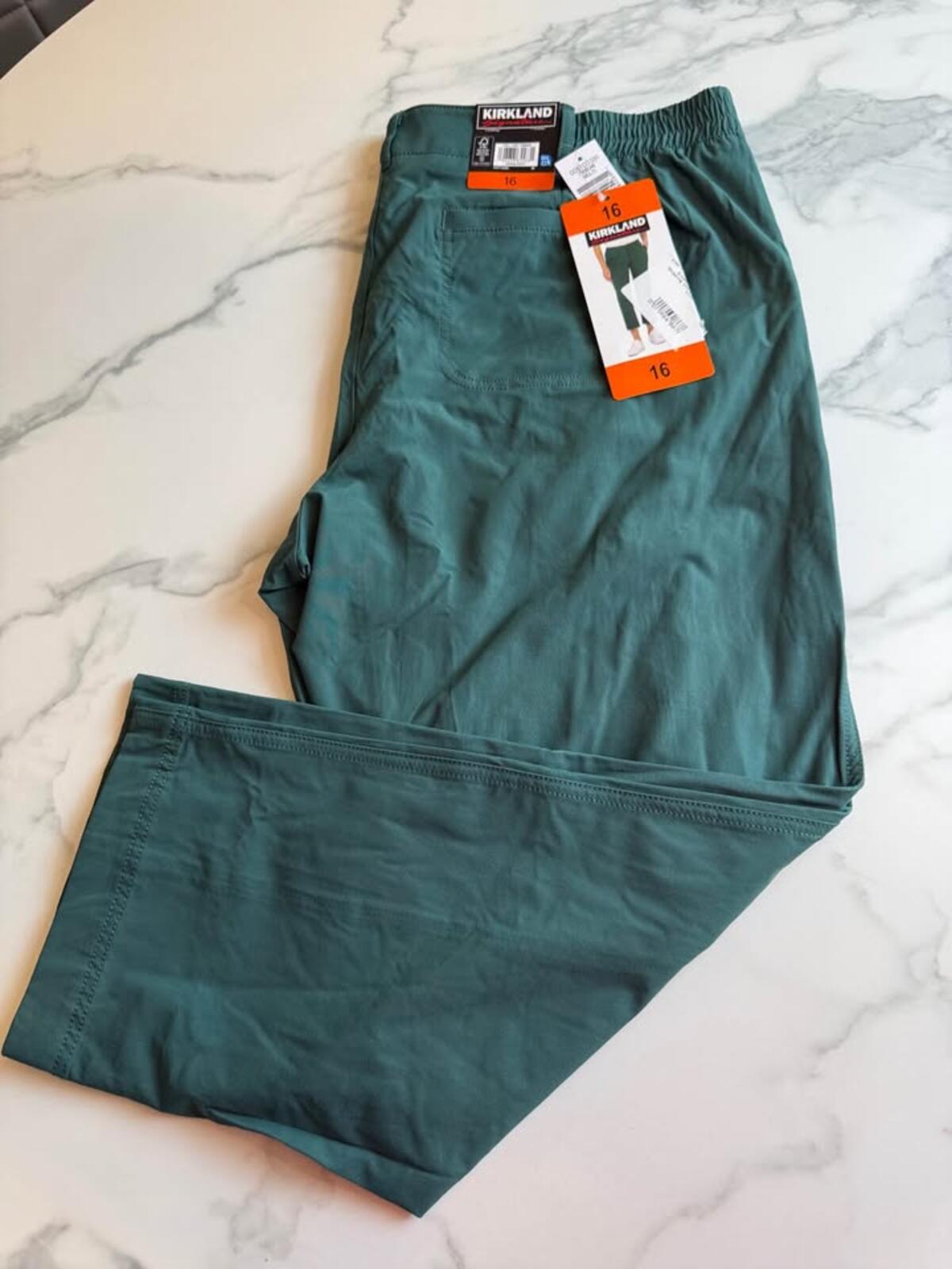 Kirkland Signature Green/Teal Pants Size 16