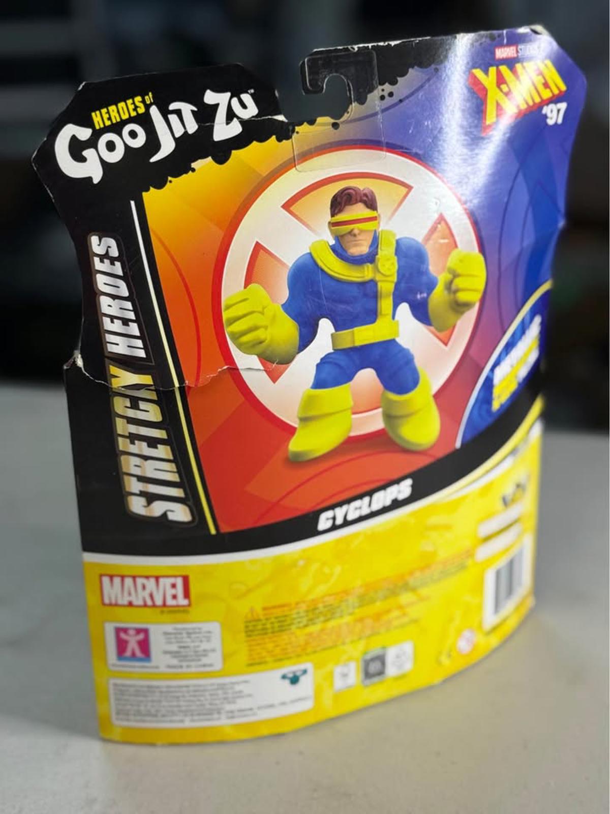 Heroes of Goo Jit Zu Marvel X-Men '97 Cyclops Stretchy Figure NIB
