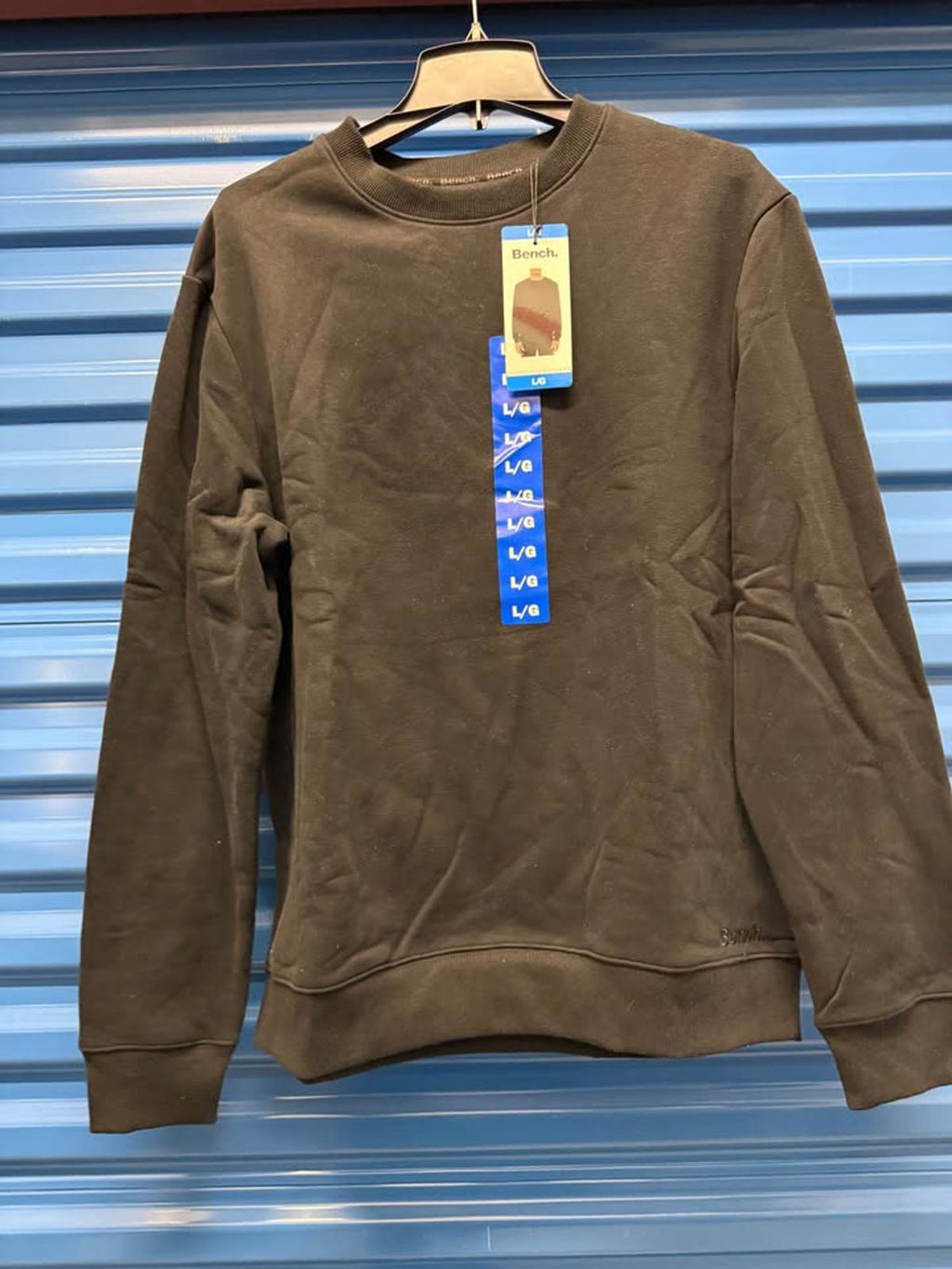 Bench Black Crewneck Sweatshirt Large