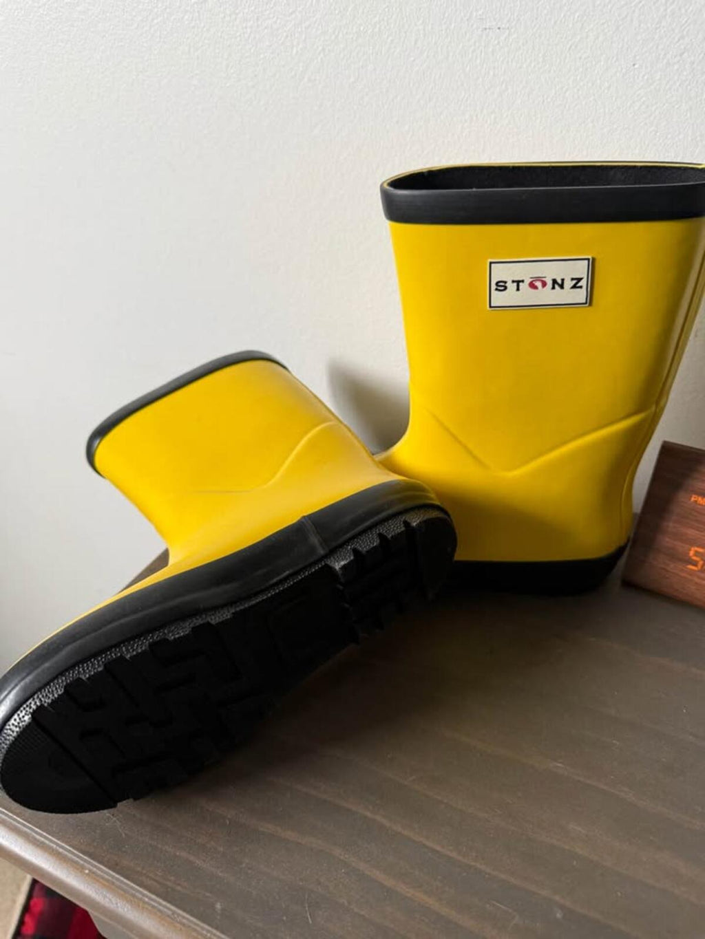 Stonz Yellow Rain Boots Size 13 US / 31 EU