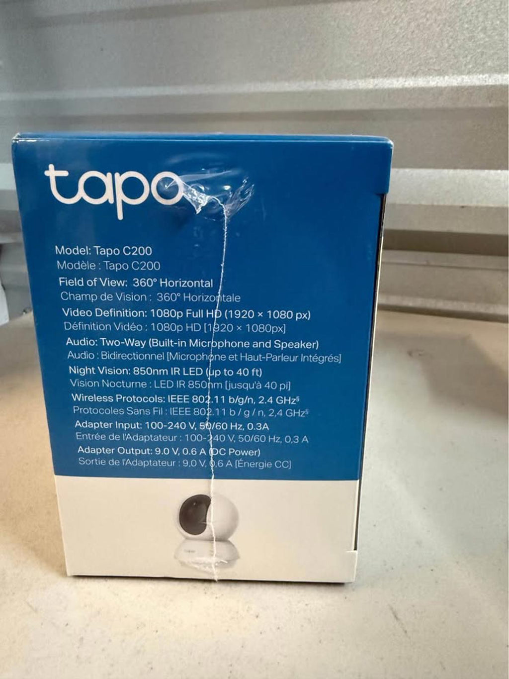 Tapo C200 Pan/Tilt 1080p Full HD Wi-Fi Security Camera
