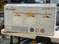 Maxim Lighting Lolli 3-Light Vanity Light Gold Mid-Century Modern New