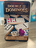 Traditions Double 12 Dominoes 91 Color Dot Set