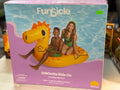 Funsicle DINOmite Ride-On Pool Float Dinosaur 2 Person