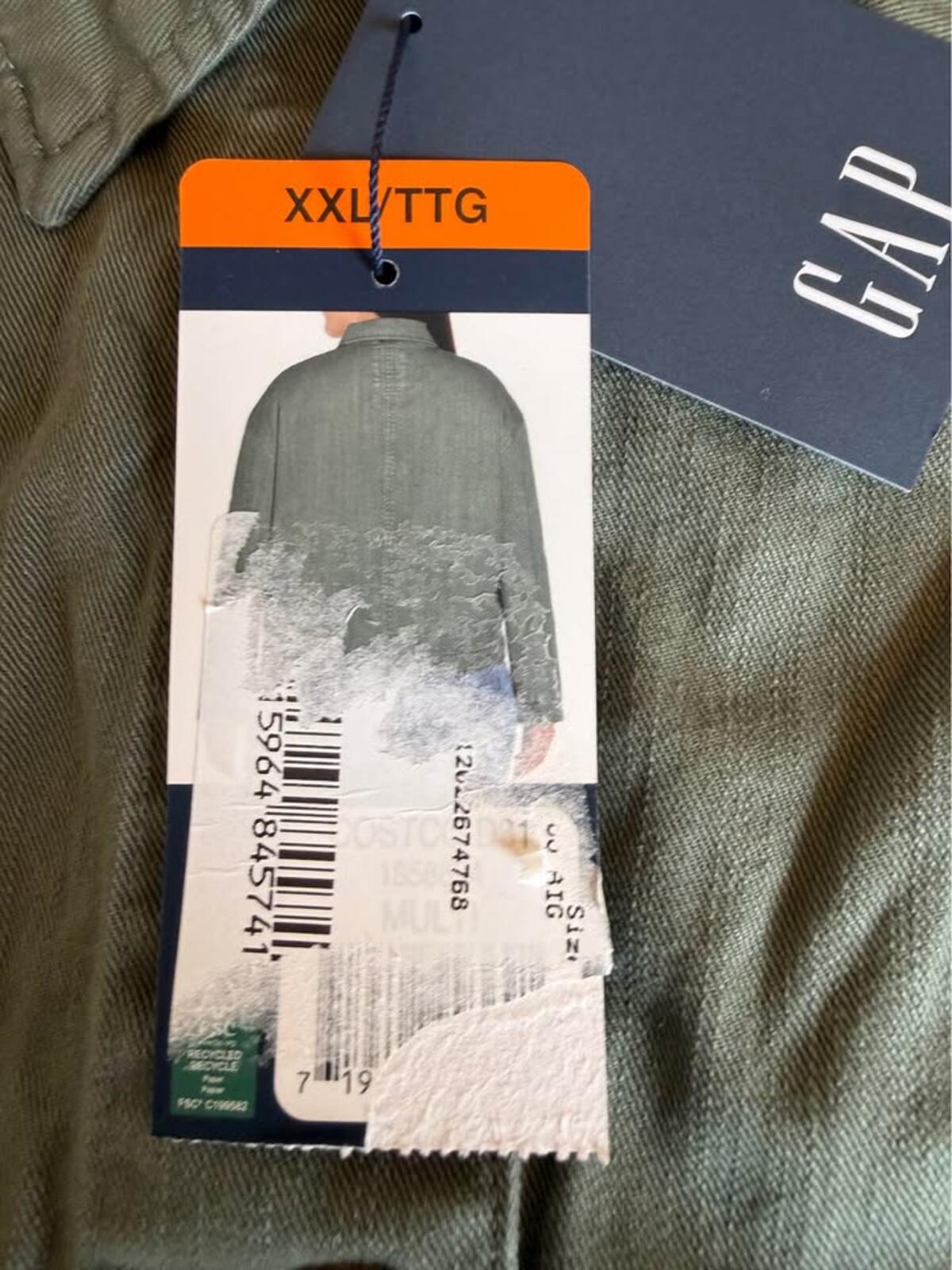 GAP Olive Green Jacket XXL/TTG