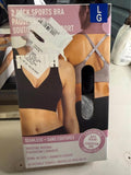 Puma 2 Pack Seamless Sports Bras LG Convertible Back