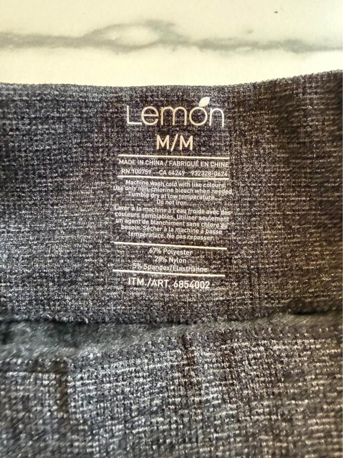 Lemon Gray Leggings M/M