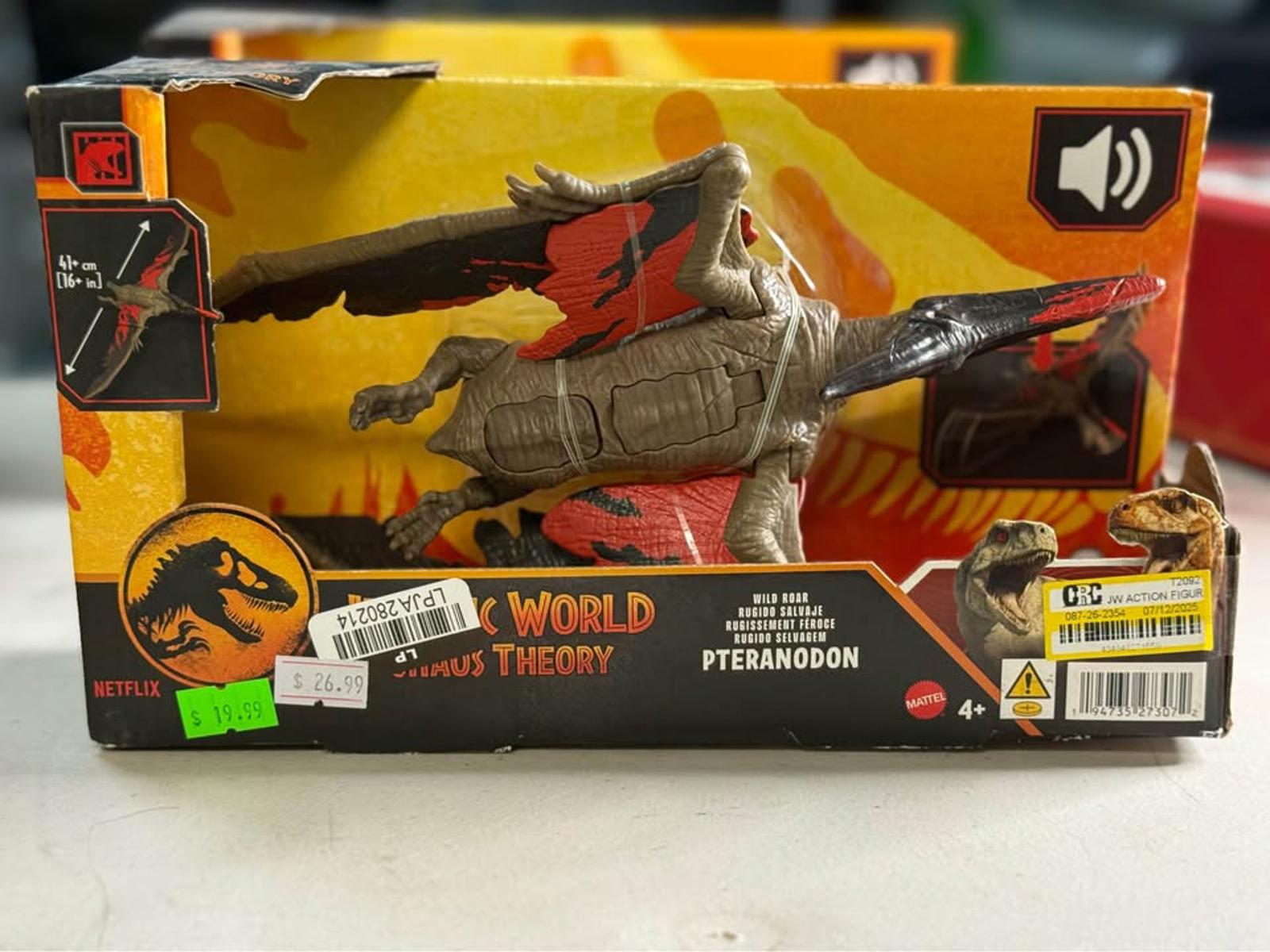 Jurassic World Chaos Theory Wild Roar Pteranodon Action Figure