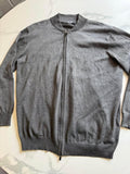 Paul Jones gray full-zip cardigan XL