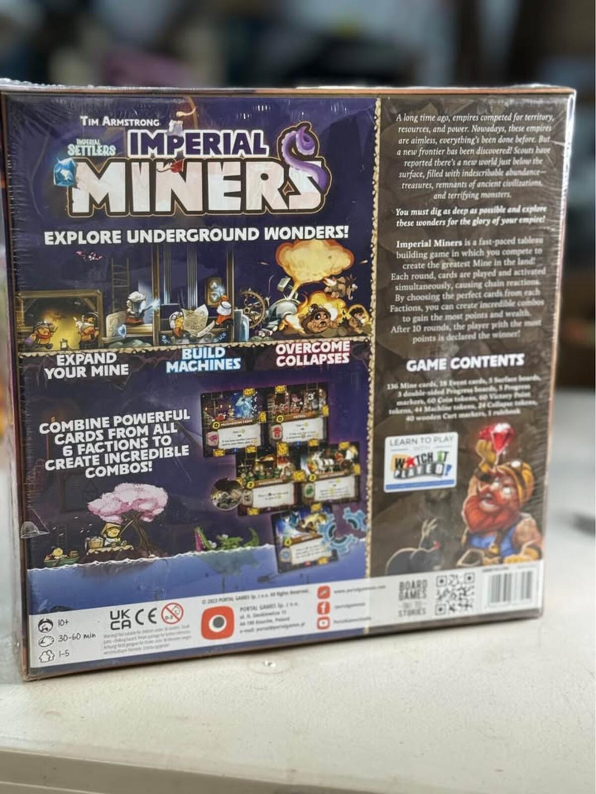 Imperial Settlers Miners Board Game