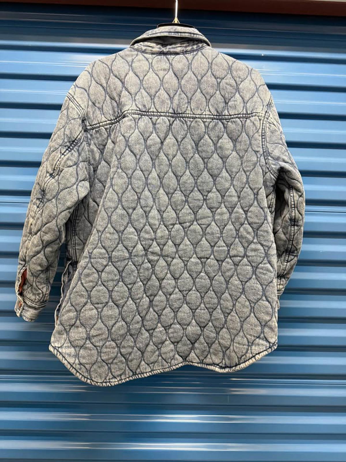 New Quilted Denim Shacket L/G