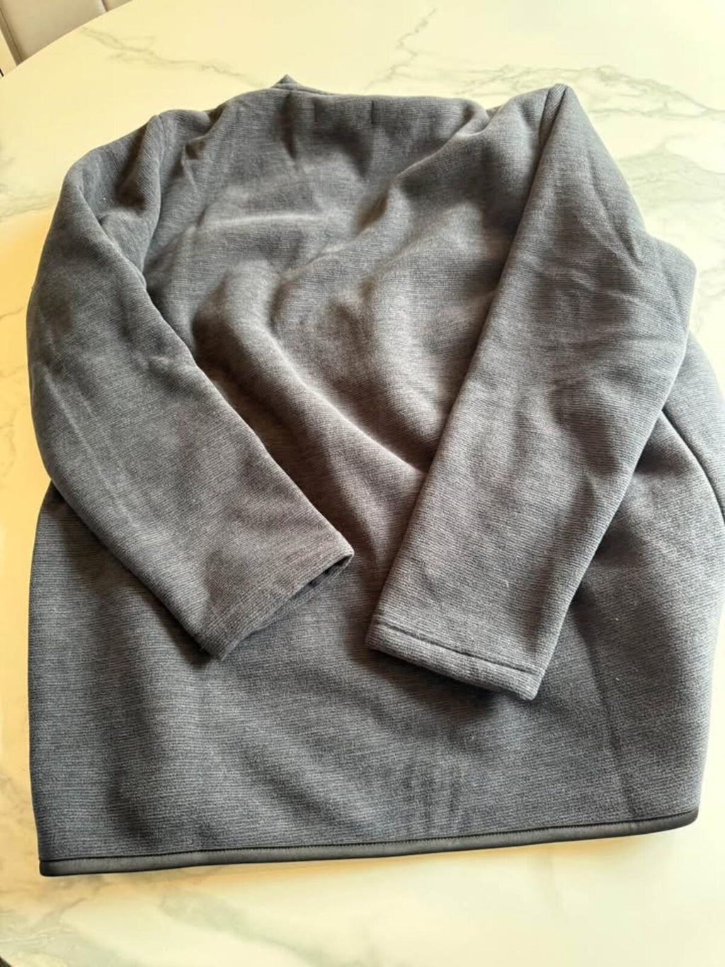 New Parasuco Jeans L/G Dark Grey Sherpa Lined Cardigan