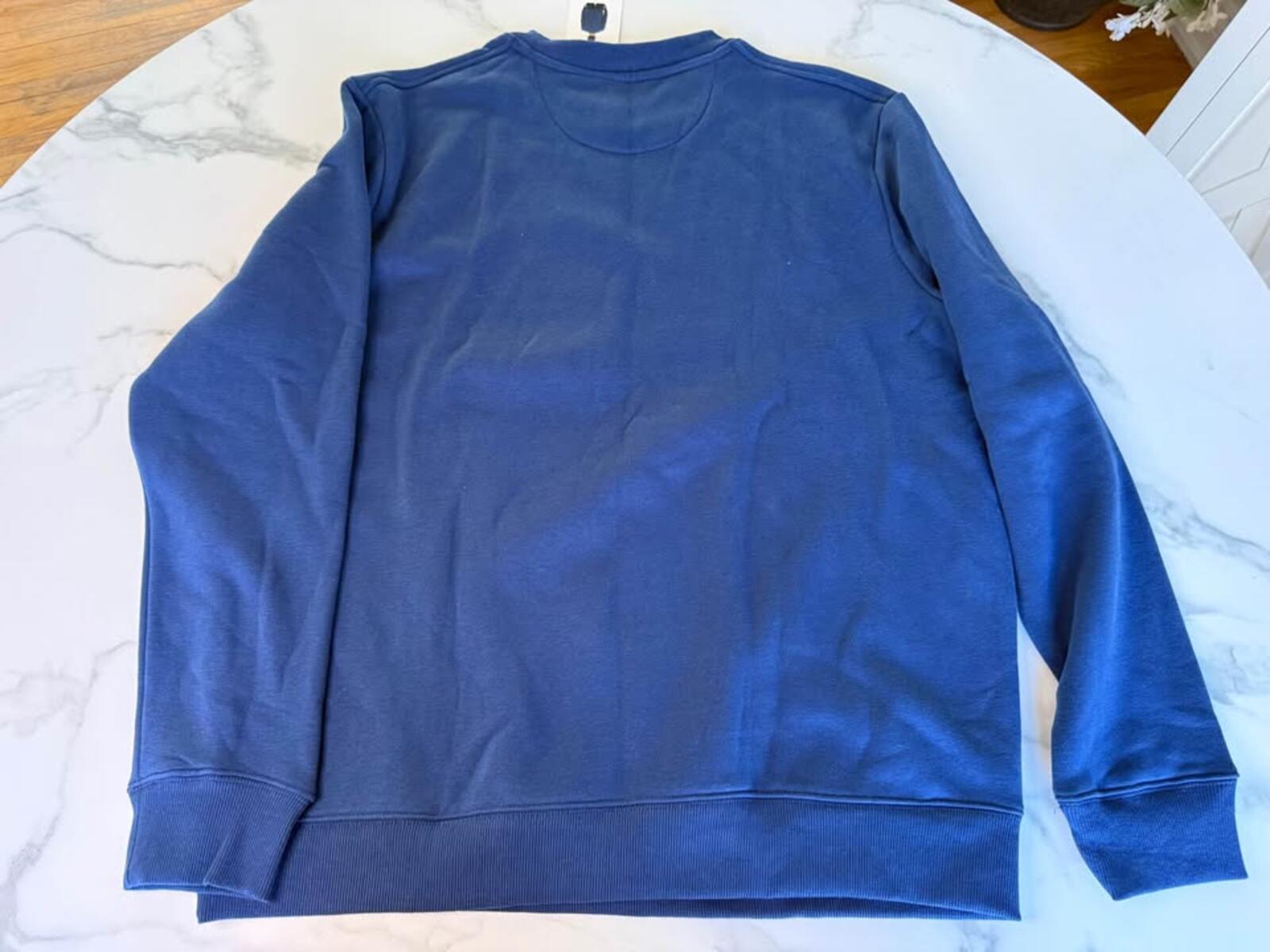Bench Blue Crewneck Sweatshirt L/G New With Tags