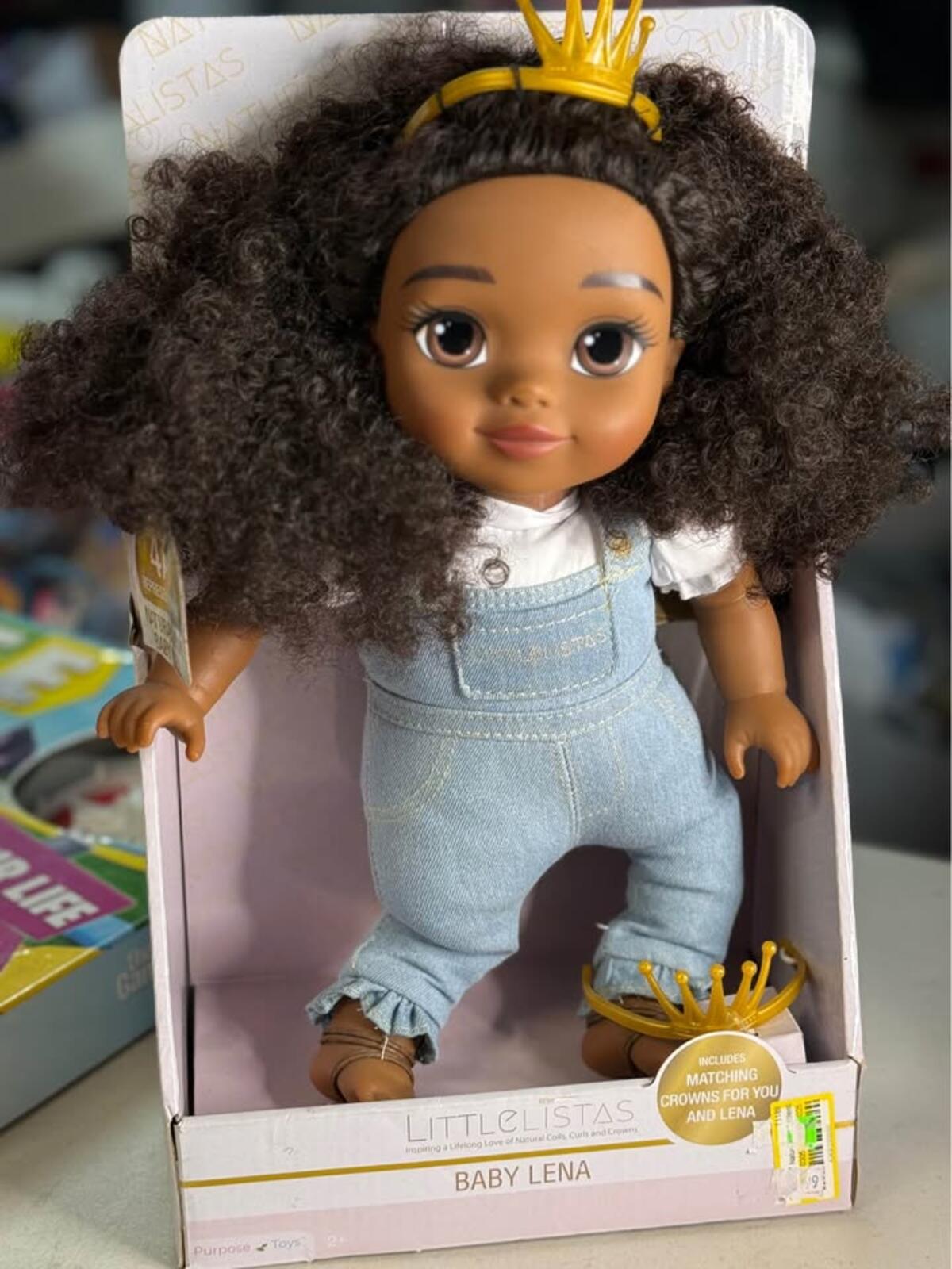 Littlelistas Baby Lena Doll w Crowns
