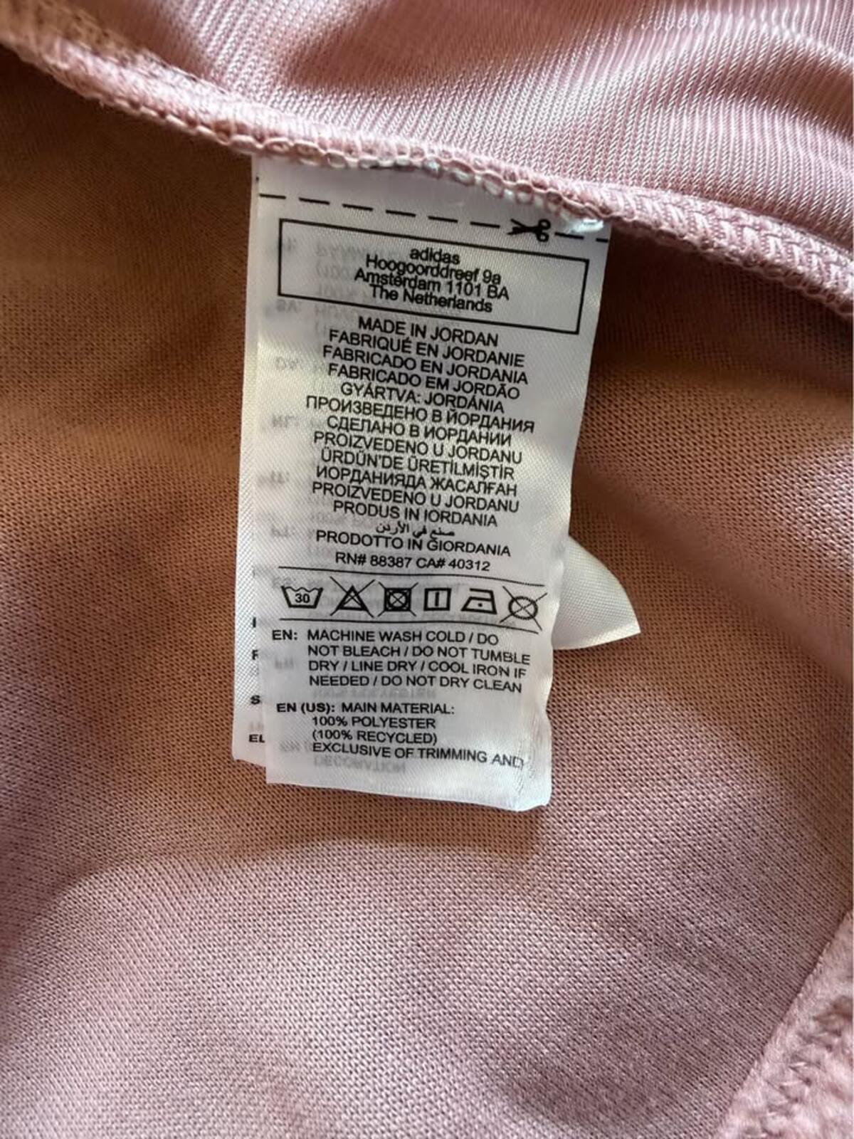 Adidas Pink Sherpa Full Zip Jacket L/G